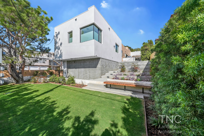 West LA Landscape project backyard
